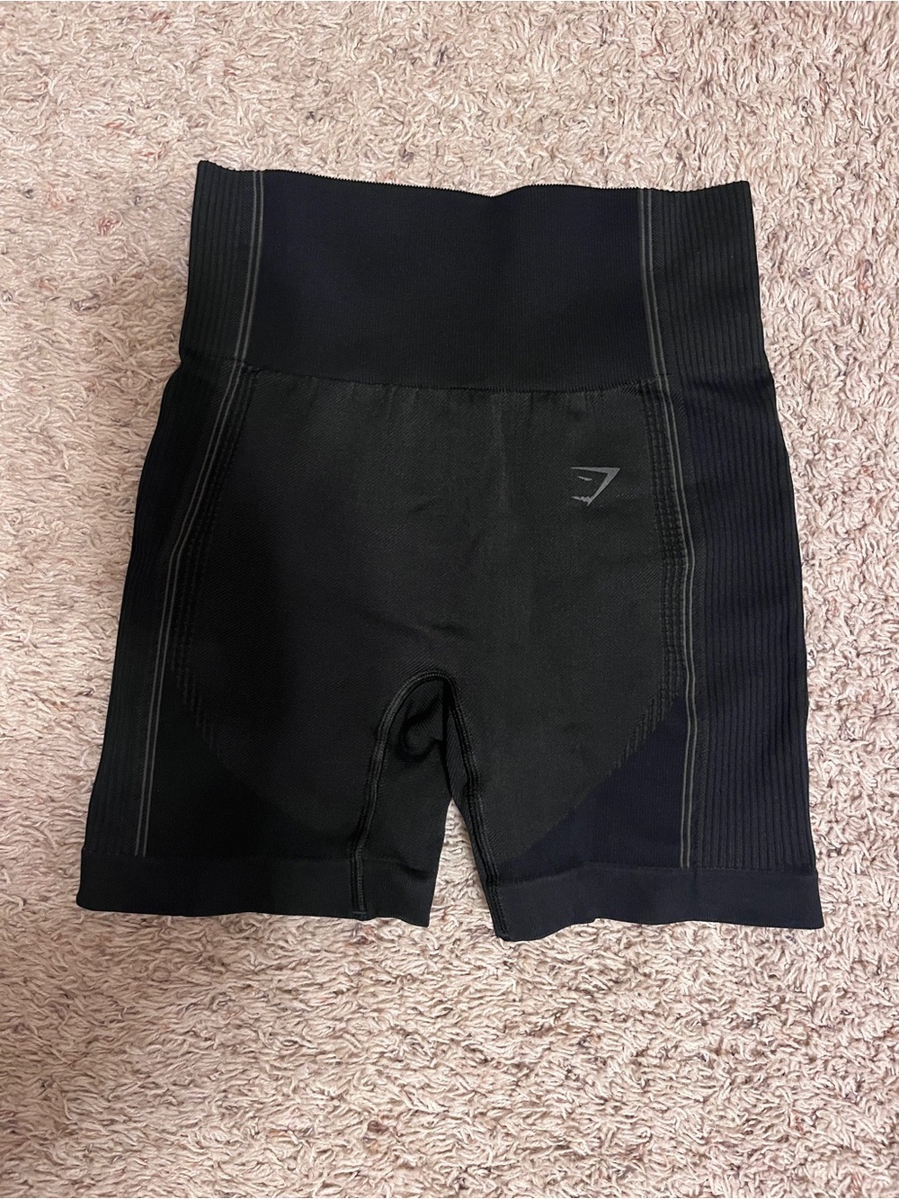 Gymshark Black High-Waist Seamless Bike Shorts